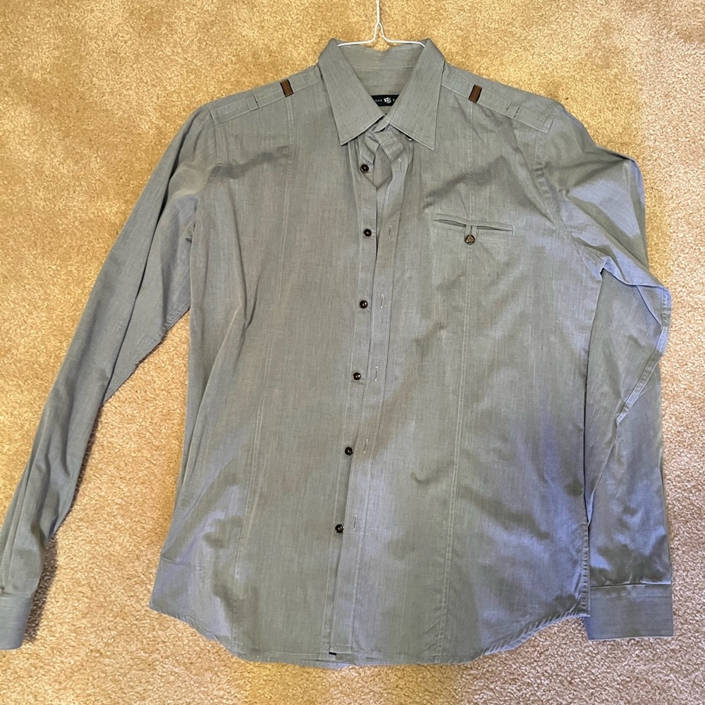 Stone Rose Men’s Dress Shirt Small Slim Fit